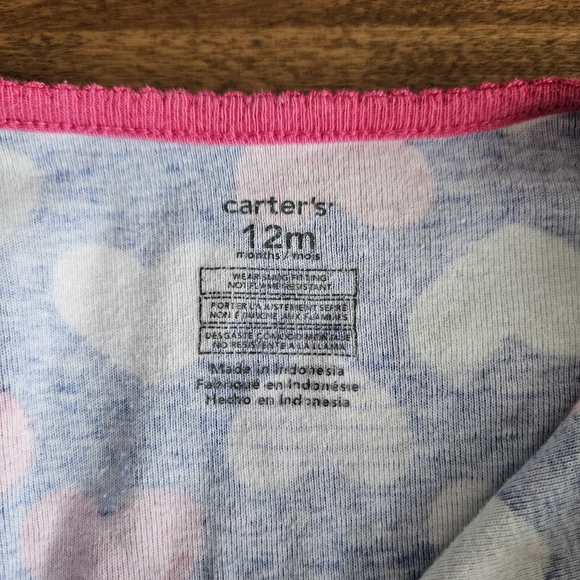 ADD-ON | Carter’s Heart Footed Sleeper 12M - Picture 5 of 5